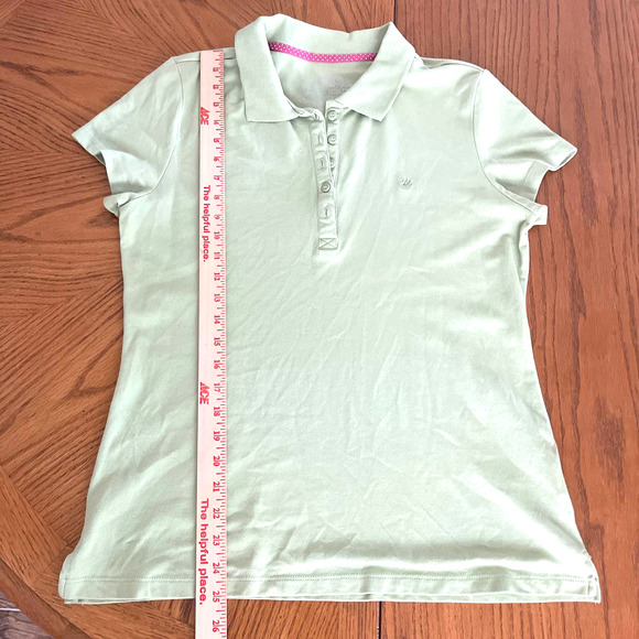 Glória Vanderbilt Golf Polo Shirt Women Sz M gently used - Picture 3 of 7